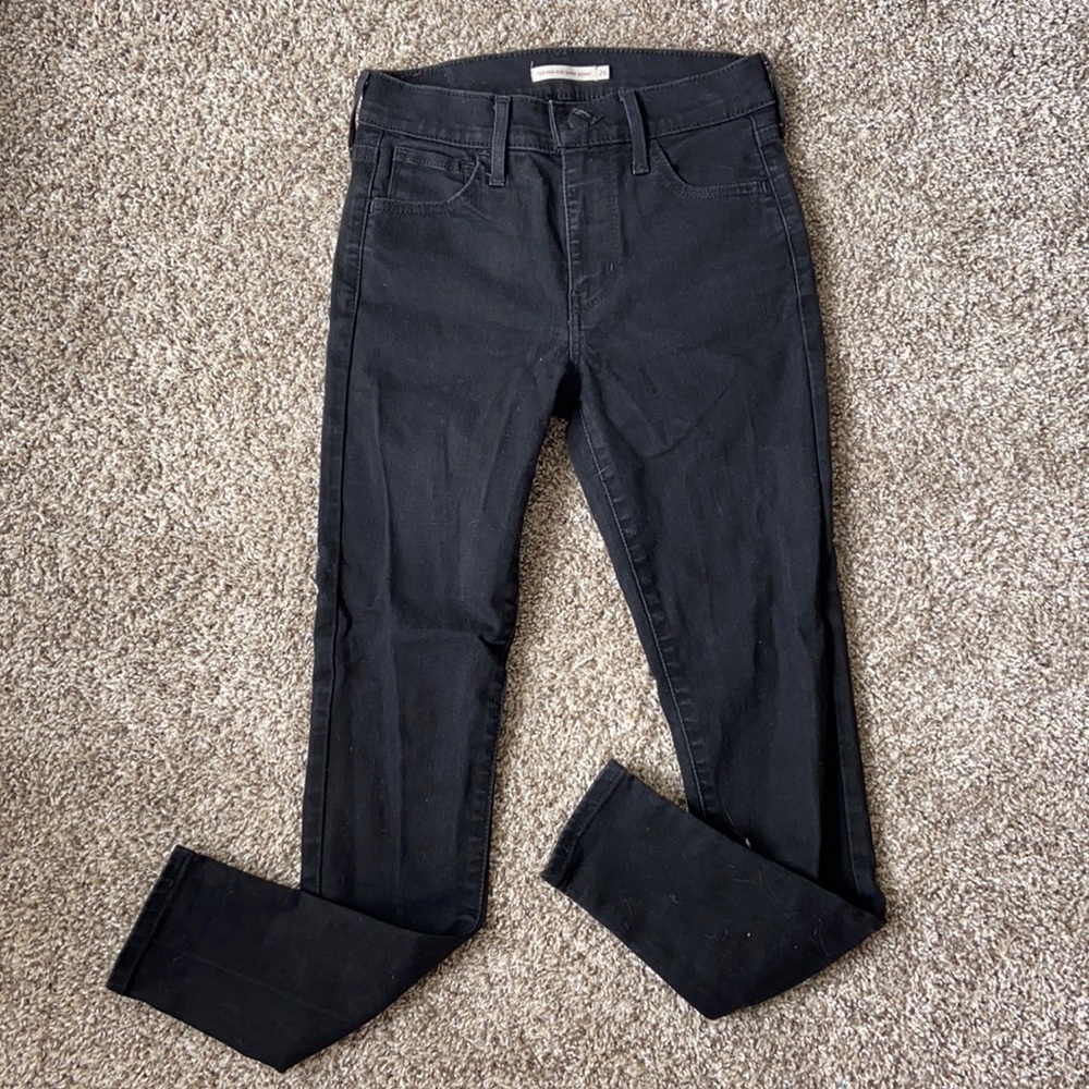 Levi’s 720 High Rise Super Skinny Black Jeans